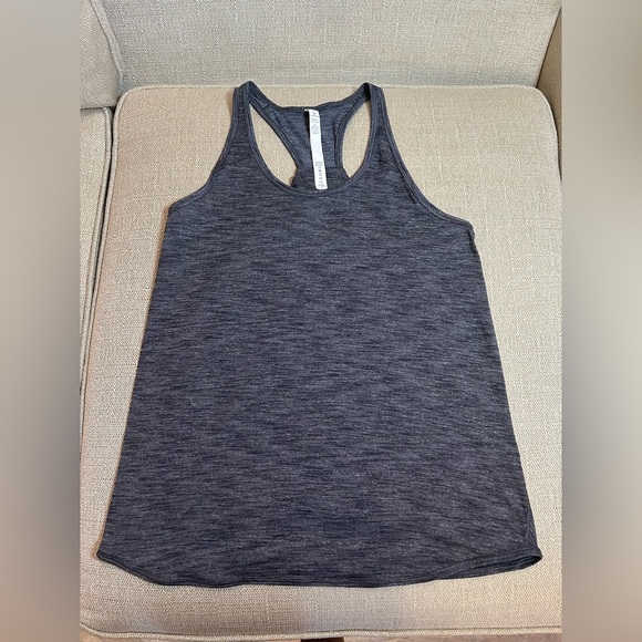 Lululemon Heathered Gray Women's Racerback Tank Top - Picture 1 of 2
